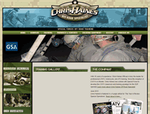 Tablet Screenshot of chrishainesoffroad.com